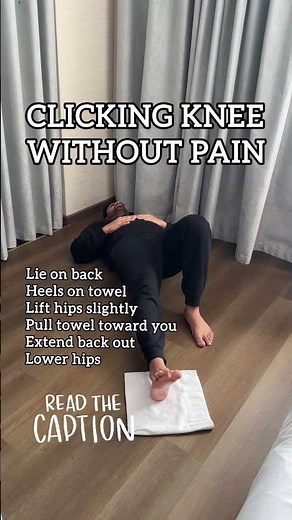 Clicking knee without pain