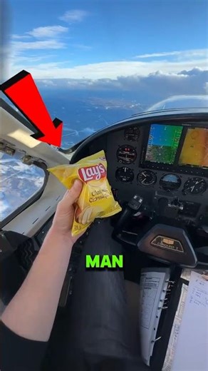 Crazy test with a bag of chips on a plane!