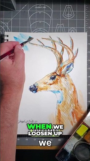 Painting a Whitetail Buck: Art Tutorial for Beginners!