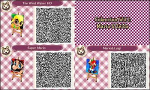 Animal Crossing New Leaf Qr Codes Mario