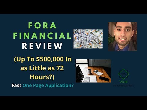 Fora Financial Review (Up To $500,000 In as Little as 72 Hours?) - Fast One Page Application?