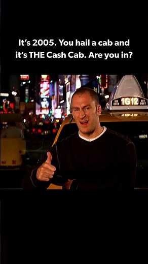 Who remembers this? Flashing lights + surprise trivia #CashCab #MillennialCore #discoveryplus