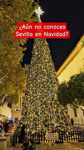 🎄 Sevilla y sus Luces de Navidad, Andalucía, España 🇪🇸 | Walking Tour en 4K
