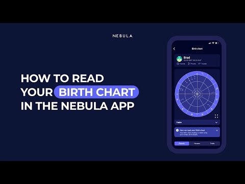 How to Read Your Nebula Birth Chart | Discover Your Big 3 & More in the app Nebula!