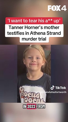 Horner’s mother broke down in tears when the defense began asking her about Athena’s murder.