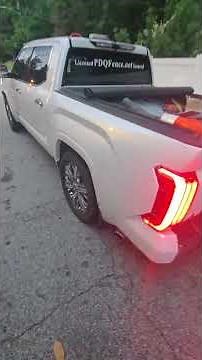 Toyota Tundra Hybrid Air Suspension After It's Activated