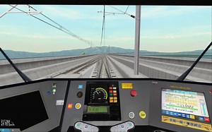 OpenBVE 东铁线南行（落马洲→红磡） SP1900列车前面展望（ATO控车）