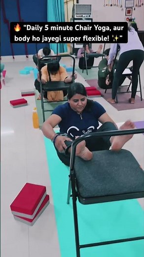 CHAIR YOGA FLEXIBILITY CHALLENGE 🔥 | Full Body Stretch & Mobility Workout | Damini Yoga & Wellness
