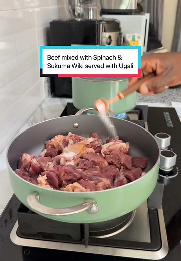 Delicious Beef and Spinach Sukuma Wiki Recipe with Ugali