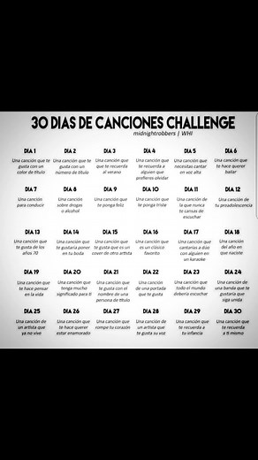 Reto de 30 Días: Una Canción Cada Día