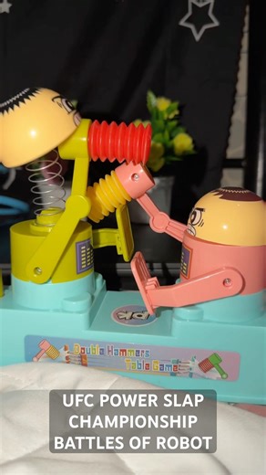 5 SECONDS Double Hammers Table Game | UFC POWER SLAP CHAMPIONSHIP BATTLES OF ROBOT #trending #7011a