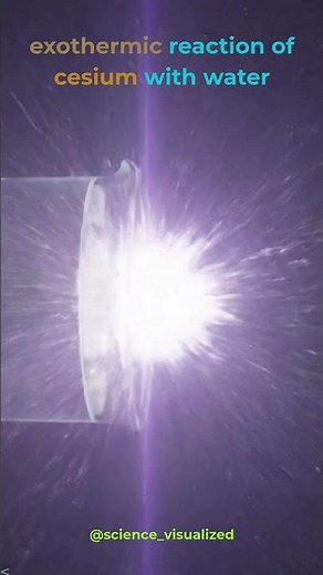 It cuts like butter,but explodes like a bomb. This is cesium. #Chemistry #Explosion #Cesium
