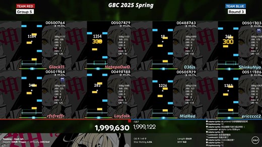 GBC2025春季赛 S3 周日21点场