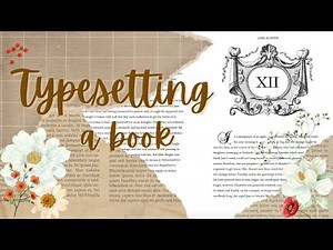 Typesetting A Book - 2