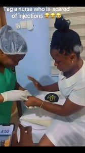 65K views · 816 reactions | The injectee is afraid of injection what about me the patient | African Women Nurses | Facebook