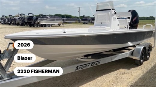 Discover the 2025 Blazer 2220 FISHERMAN, a purpose-built 22-foot center console designed for serious anglers and family outings alike. Powered by a Mercury 250 hp outboard, this versatile vessel blends fish-focused features with comfortable, seaworthy designÂ—perfect for inshore and nearshore trips out of Kingston, OK. With a roomy deck layout, dedicated storage and livewell capacity, and robust construction from a trusted builder, the 2220 Fisherman delivers the performance and functionality yo