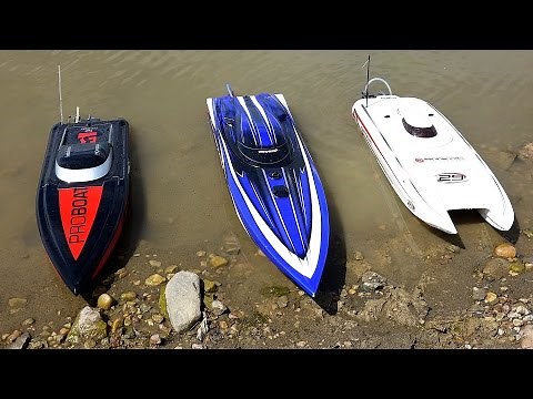 RC ADVENTURES - 3 Speed Boats & Full Scale Recovery - Impulse 31, Spartan, Mystic 29