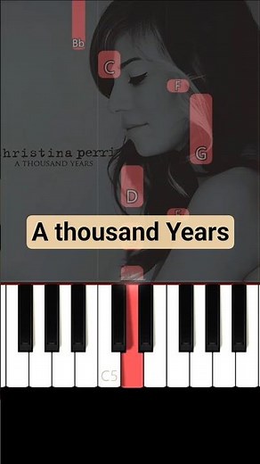 Christina Perri - A Thousand Years | EASY Piano #piano #pianocover #easypiano #pianotutorial