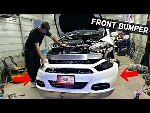 FRONT BUMPER COVER REMOVAL REPLACEMENT DODGE DART
