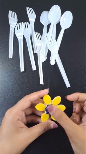 See how I made a showpiece out of a spoon #shortsfeed #facts #craft #Lifestyle