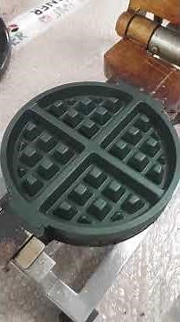 Waffle Plate Cleaning Idea