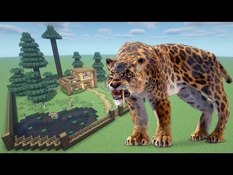 How To Make a Sabre-toothed Tiger Farm in Minecraft PE