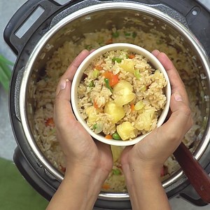 NEW VIDEO! Instant Pot Vegan Pineapple Fried Rice - so easy and all made in the instant pot! FULL RECIPE: http://www.cookwithmanali.com/instant-pot-vegan-pineapple-fried-rice/ | Cook with Manali
