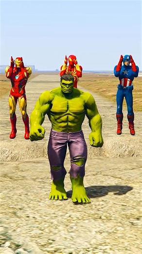 💥 hulk saved marvel heroes of venom | Marvel toys #hulk #spiderman #venom #gta #ironman