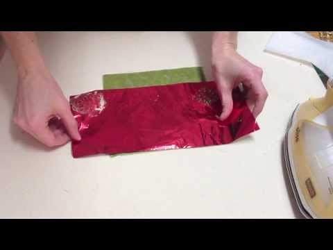 Week 5 Foil on Fabric