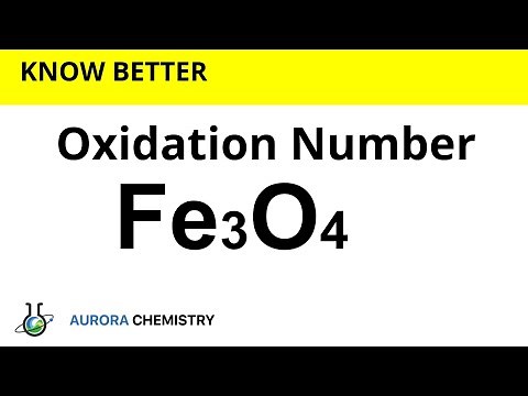 Calculate the OXIDATION NUMBER of Iron (Fe) in Fe3O4