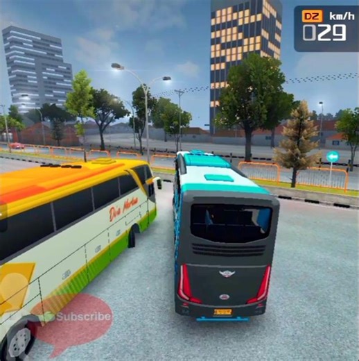 Saya bersenang-senang mengendarai bus di Bus Simulator Indonesia.