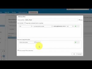 4 - ZIMBRA - Filtros de mensagens de entrada