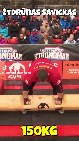 Zydrunas Savickas pressing 150KG log at the 2017 Master World Championship — battling through a shoulder injury and proving legends never quit. #TuesdayTimeCapsule #ZydrunasSavickas #NeverGiveUp #Strength #worldsstrongestman #fyp