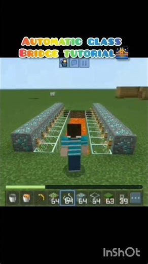 automatic class bridge tutorial#minecraft#builds#shorts
