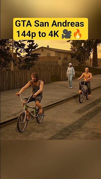 GTA SA 144p vs 4K ULTRA REALISTIC 😱 You Won't Believe This