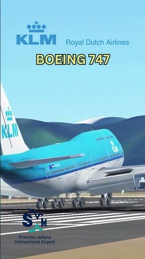 KLM Boeing 747 Epic Landing at Princess Juliana Airport in Infinite Flight!