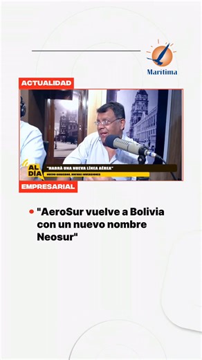 Aerosur vuelve como Neosur #Aeronautica #Noticias #economia #maritimafm | Maritima FM 100.9