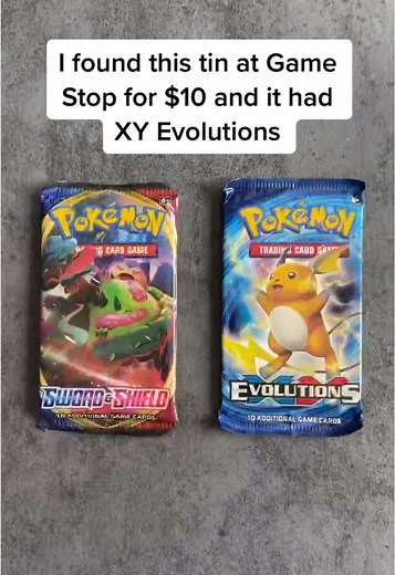 Exciting Pokémon Card Find: XY Evolutions Tin Unboxing