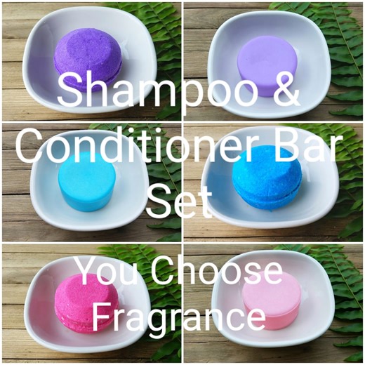 Shampoo and Conditioner Bar Set, Large Zero Waste Bars - Etsy