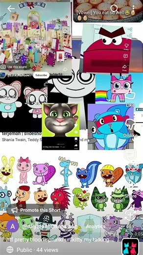 Happy tree friends pretty blood sprunki unikitty my talking Tom Numberblocks jester funk