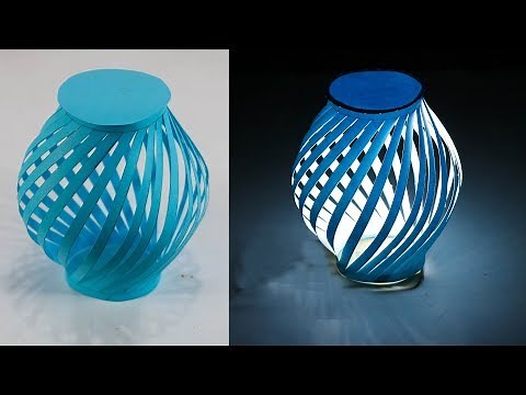 How to Make a Paper Lamp Shade Easily.