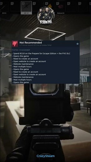 Escape from Tarkov - Funny Steam Reviews!? #escapefromtarkov #funnyreviews #steamreviews #gaming