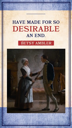 For young Betsy Ambler and her family, the Revolution brought hardship and loss. But she believed American independence was a cause worthy of sacrifice. See her story in The American Revolution, a film by Ken Burns, Sarah Botstein and David Schmidt. Premieres November 16. | PBS
