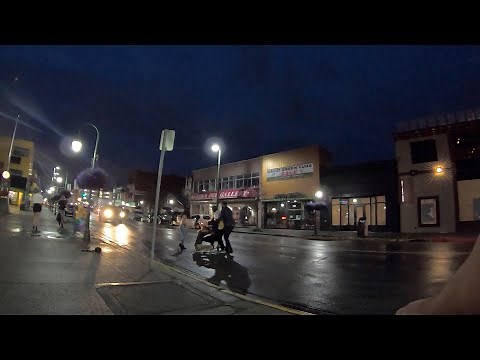 DRUNK GIRL CAUSES CHAOTIC FIGHT IN DOWNTOWN ANCHORAGE