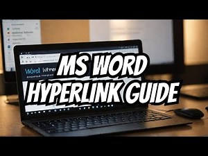 How To Add Hyperlinks In Ms Word | Word Tips | @zafroohi