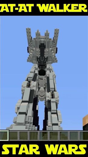 Recreé el AT AT de Star Wars en Minecraft QUEDÓ BRUTAL 👀🔥