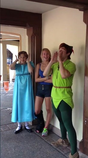 Peter Pan Crowing Disney World 2013