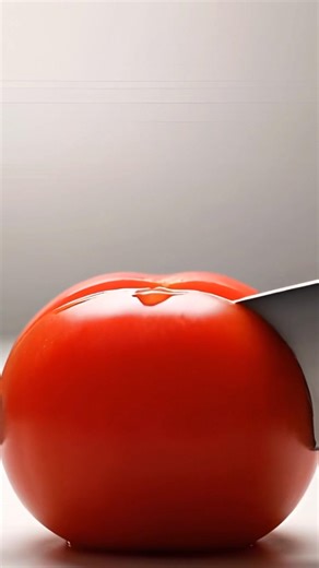 Sharpest Knife vs. Tomato 🍅🔪 #shorts