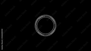 animated countdown number motion , lighting Countdown, countdown animated, countdown circle, black background Stock Video