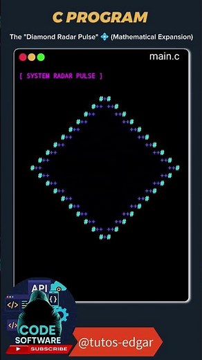 PROGRAMACION EN C++ || The Diamond Radar Pulse - Pulso del Radar de Diamante